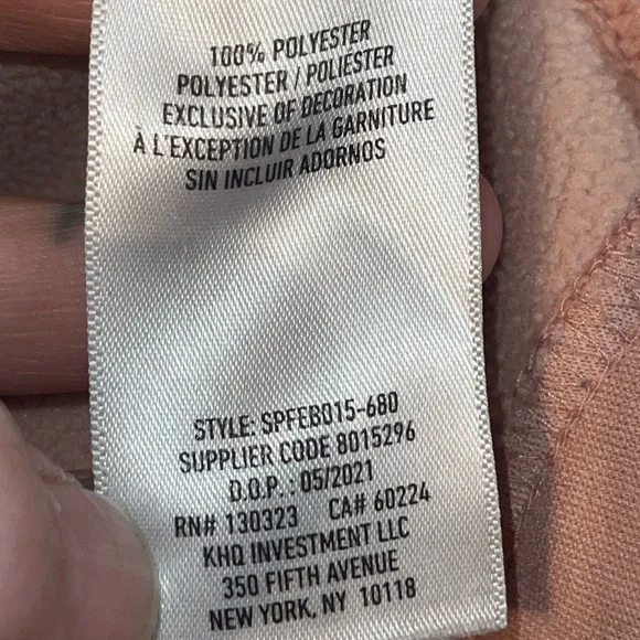 Spyder Pink Full Zip Jacket - Picture 5 of 6